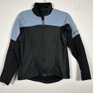 Marmot Jacket Rain Full Zip Soft Shell Two-Tone Blue Black Women's Size Medium